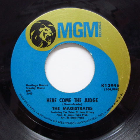 MAGISTRATES - Girl / Here Comes The Judge (Orig)