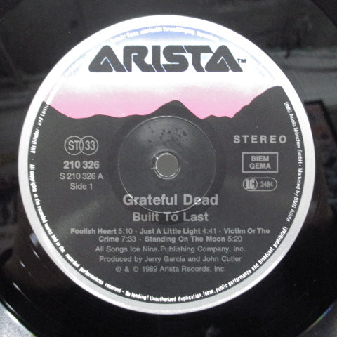 GRATEFUL DEAD (グレイトフル・デッド) - Built To Last (German オリジナル LP+Inner)