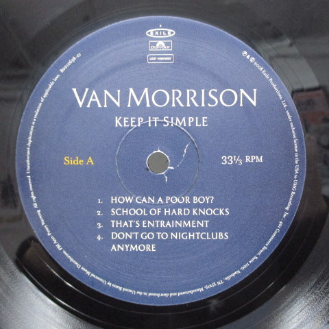 VAN MORRISON (ヴァン・モリソン)  - Keep It Simple (US:2008 LTD Press 2xLP)