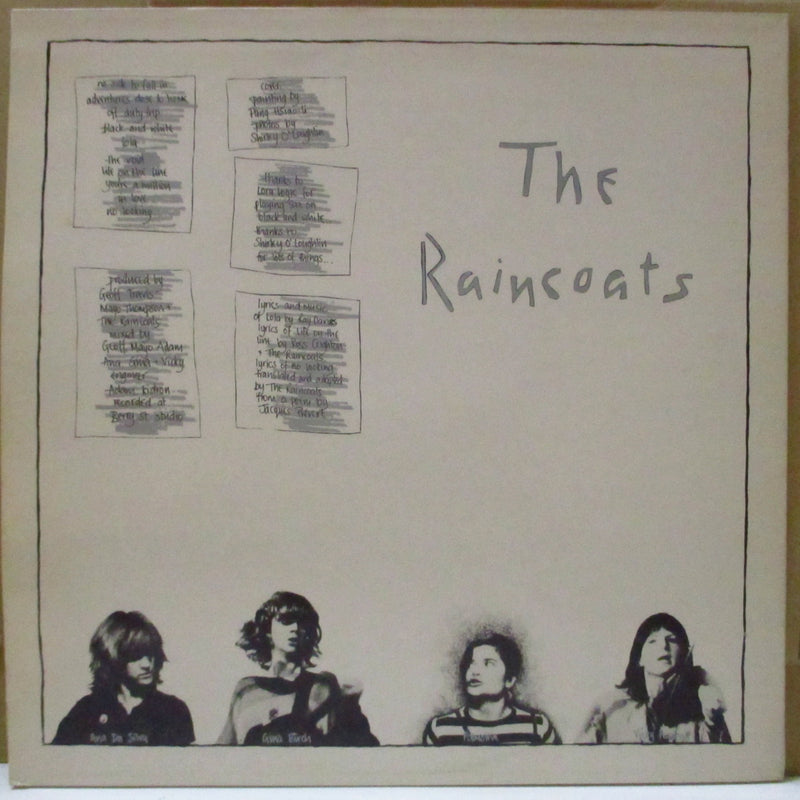 RAINCOATS, THE (ザ・レインコーツ)  - S.T. - 1st Album (UK オリジナル LP)