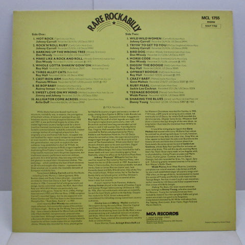 V.A. - Rare Rockabilly Vol.1 (UK '83 Re Mono LP)