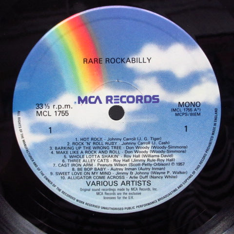 V.A. - Rare Rockabilly Vol.1 (UK '83 Re Mono LP)