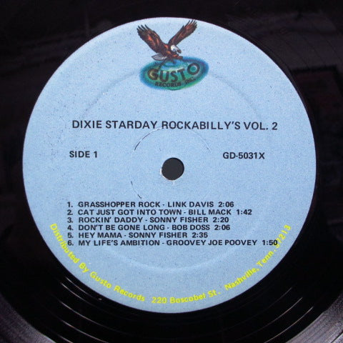 V.A. (名門Starday社ロカビリーコンピ) - Starday-Dixie Rockabillys Vol.2 (US Orig.Blue Lbl.LP)