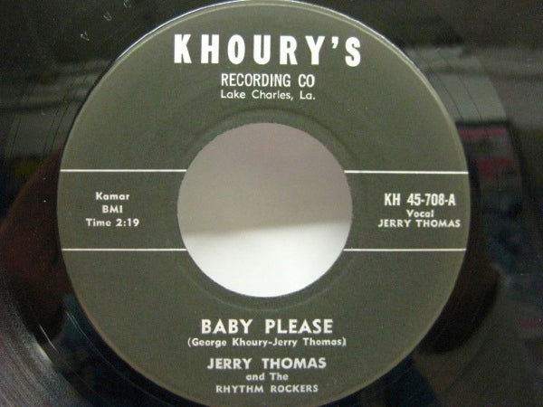 JERRY THOMAS & THE RHYTHM ROCKERS - Baby Please / Tell Me