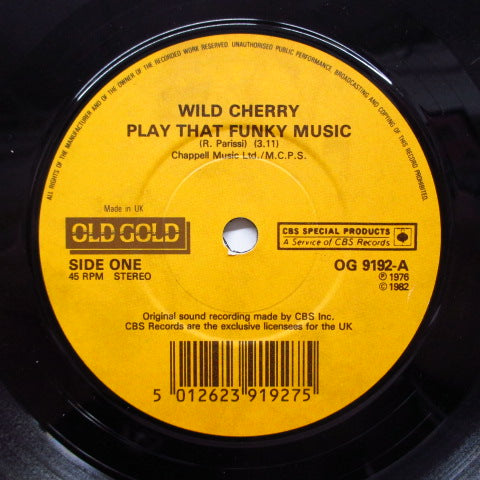 WILD CHERRY / JOE TEX-Play That Funky Music (UK Reissue + PS)