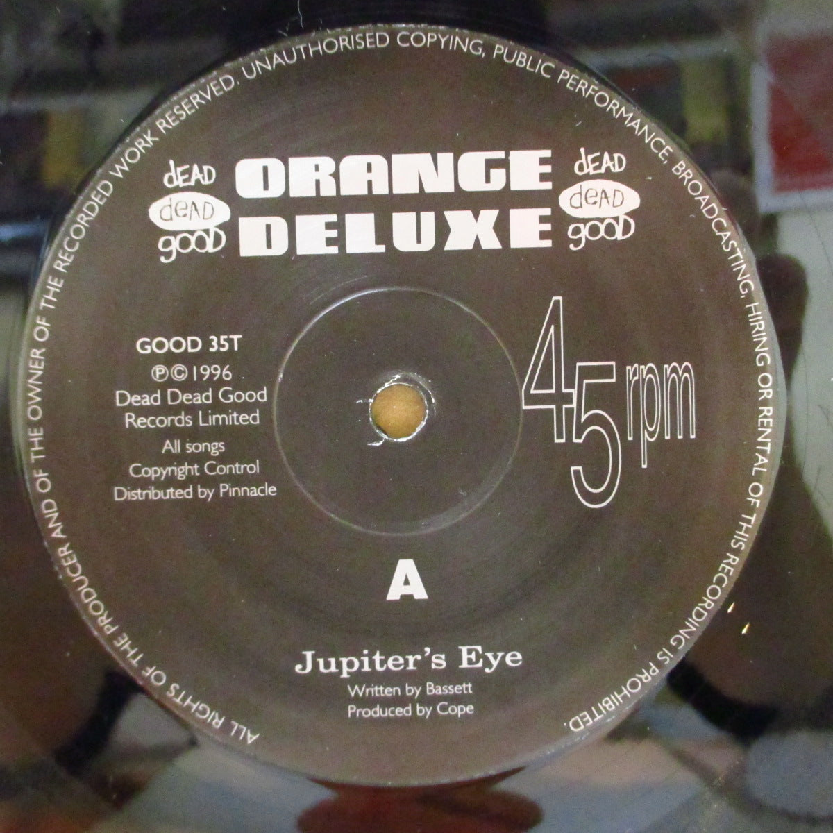 ORANGE DELUXE (オレンジ・デラックス)  - Brand New Stone-Age Man / Jupiter's Eye (UK Orig.10")