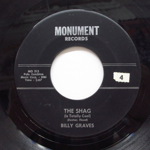 BILLY GRAVES - The Shag / Uncertain