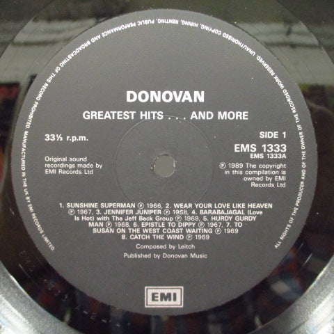 DONOVAN - Greatest Hits And More (UK Orig.LP)
