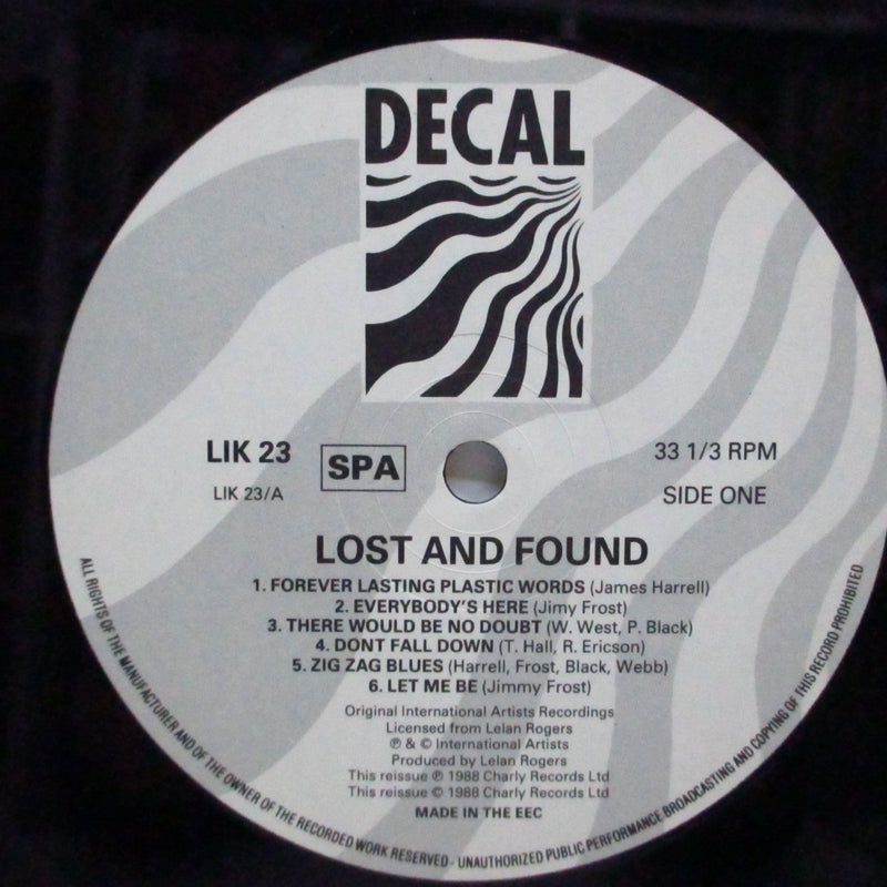 LOST & FOUND (ロスト & ファウンド)  - Forever Lasting Plastic Words (EU '88 Re LP/LIK 23)