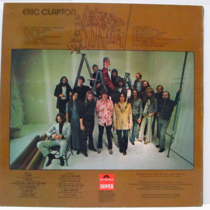 ERIC CLAPTON (エリック・クラプトン)  - Eric Clapton (1st) (UK オリジナル LP/両面CS)