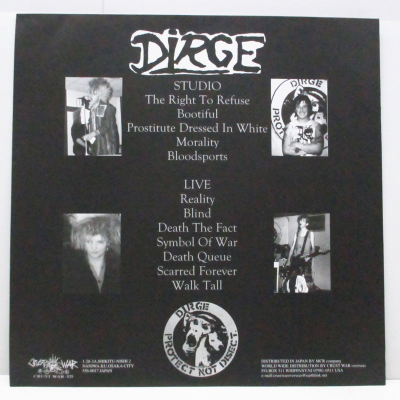 DIRGE (ダージ)  - Scarred Forever (Japan Orig.LP+Booklet)