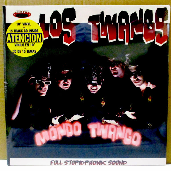 LOS TWANGS (ロス・トワングス)  - Mondo Twango (Spain オリジナル 10"+CD/レア宣伝ステッカー付きジャケ/廃盤 New)