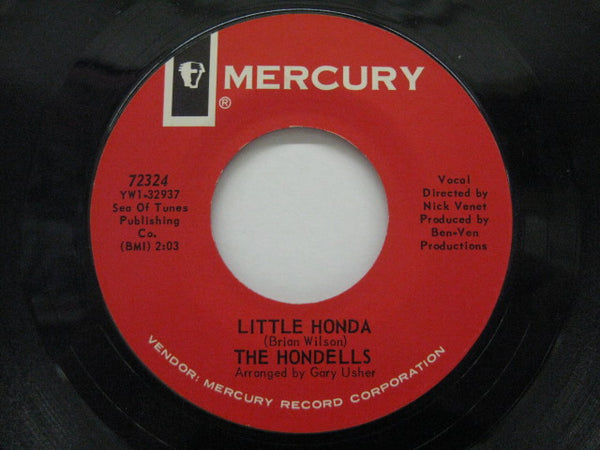 HONDELLS - Little Honda / Hot Rod High (US 2nd Press)