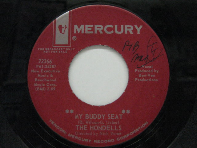 HONDELLS - My Buddy Seat (PROMO)