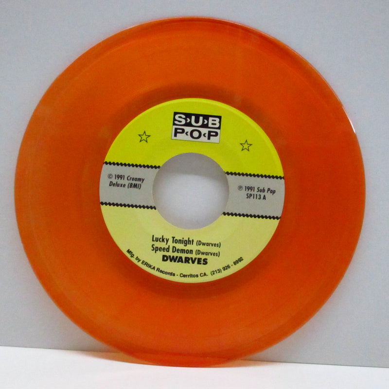 DWARVES (ドワーヴス)  - Lucky Tonight +2 (US Ltd.Orange Vinyl 7")