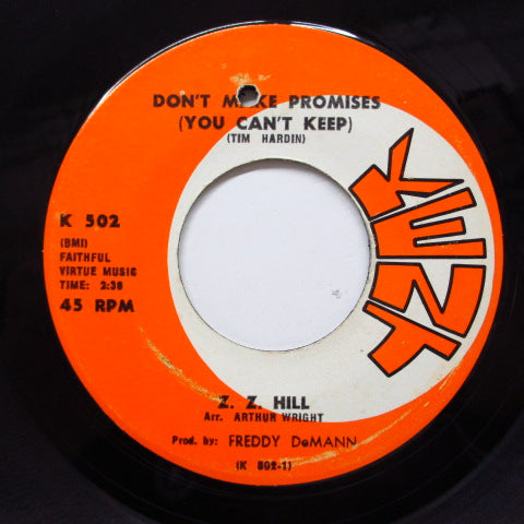 Z.Z. HILL - Don't Make Promises (Orig)