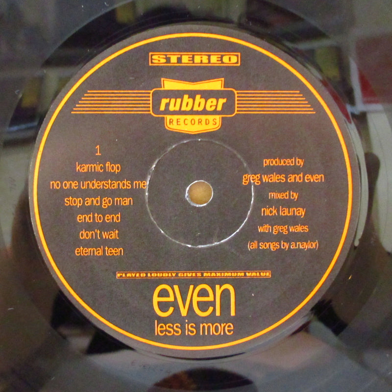 EVEN (イーヴン)  - Less Is More (OZ 500 Ltd.Orig.LP/Numbered CVR)