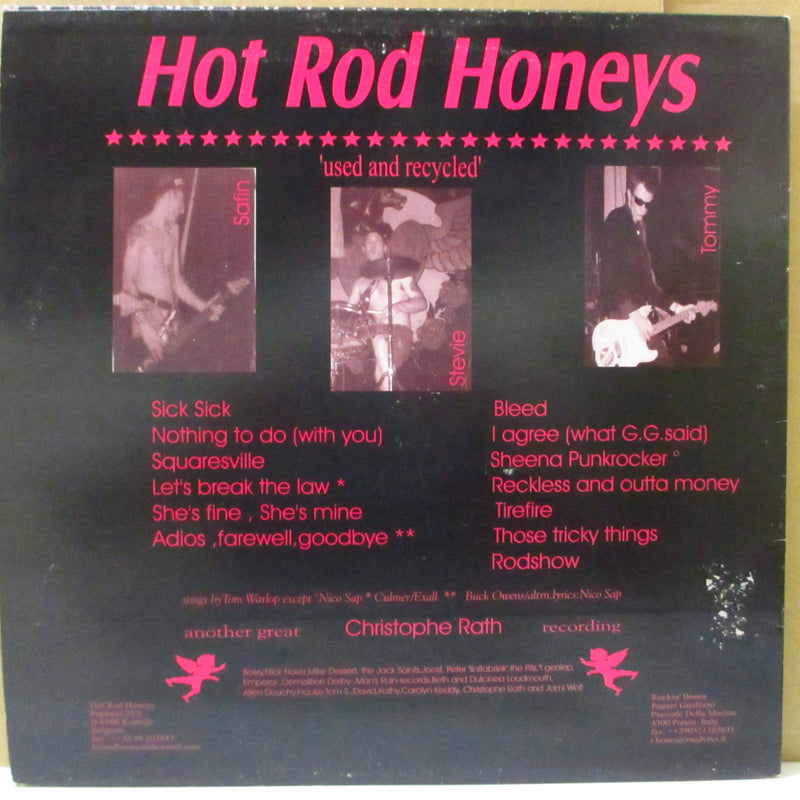 HOT ROD HONEYS (ホット・ロッド・ハニーズ)  - Used And Recycled (Italy オリジナル LP)