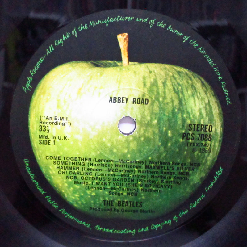 BEATLES (ビートルズ) - Abbey Road (UK オリジナル「ダークグリーン & Her  Majesty表記無しラベ」LP/ミスプリントCS)
