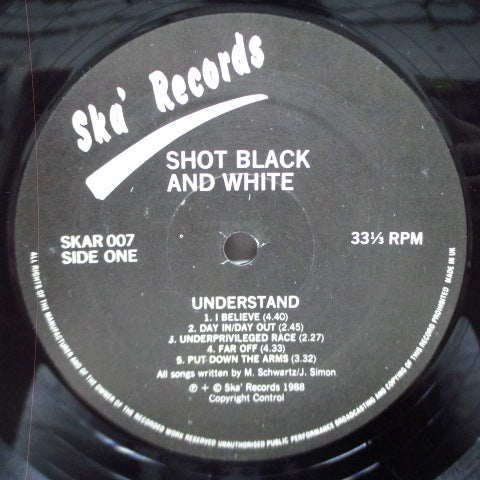 SHOT BLACK & WHITE - Understand (UK Orig.LP)