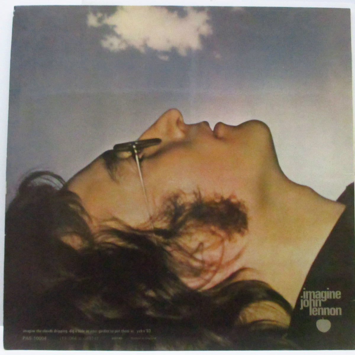 JOHN LENNON (ジョン・レノン) - Imagine (UK オリジナル LP+ポスター、豚ポストカード/CS#2/インナー欠)