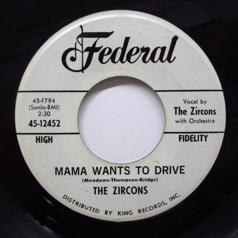ZIRCONS (ジーコンズ)  - Mama Wants To Drive (Promo)