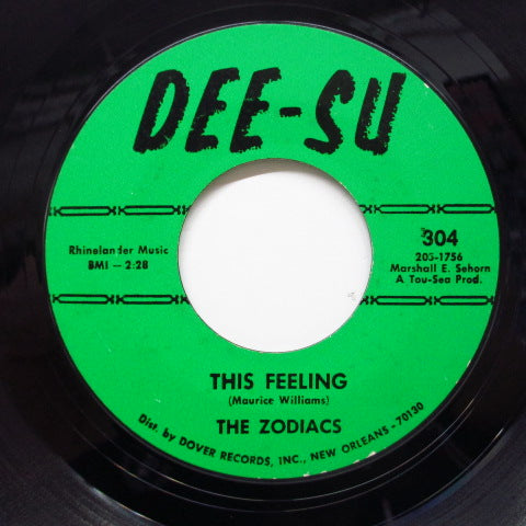 ZODIACS (MAURICE WILLIAMS & THE) - May I / This Feeling (Dee-Su)