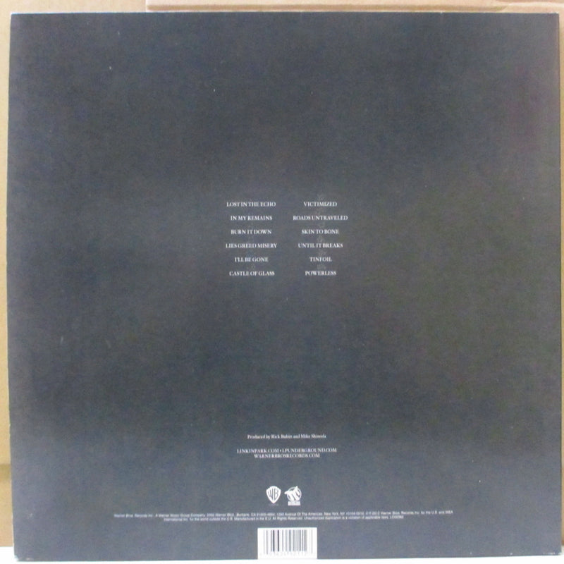 LINKIN PARK (リンキン・パーク)  - Living Things (EU '16 再発「ブラックヴァイナル」LP+2x光沢ソフト紙インサート/光沢見開きジャケ)