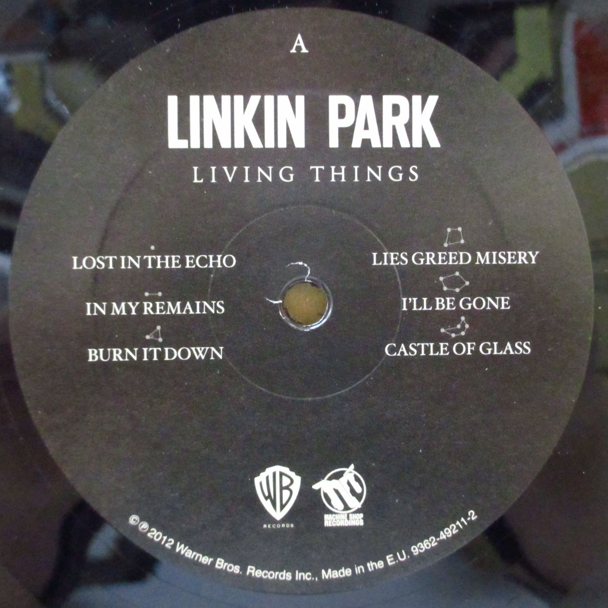 LINKIN PARK (リンキン・パーク) - Living Things (EU '16  再発「ブラックヴァイナル」LP+2x光沢ソフト紙インサート/光沢見開きジャケ)