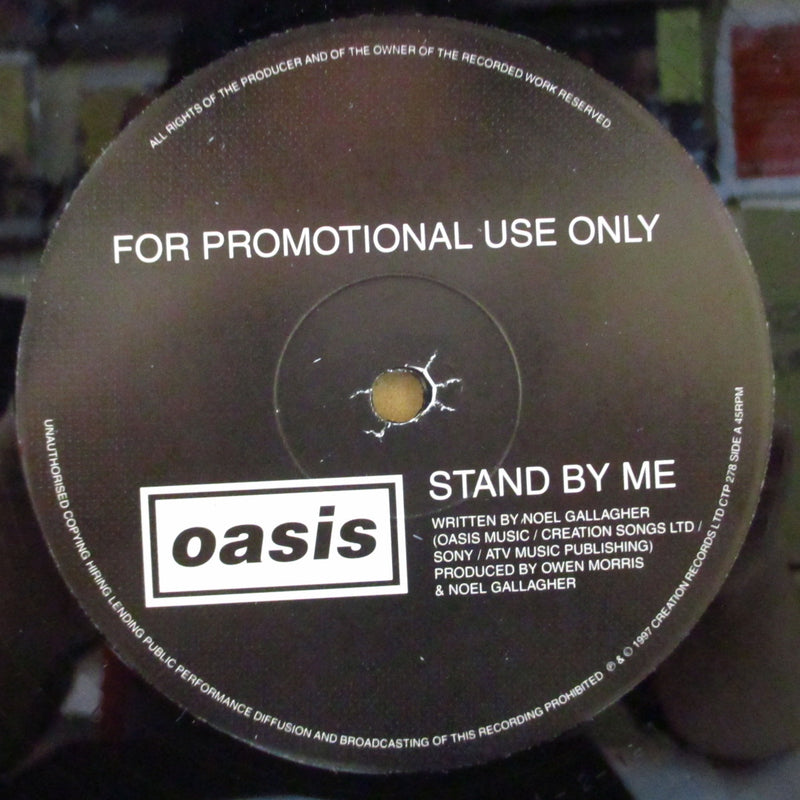 OASIS (オアシス)  - Stand By Me (UK '97 プロモ 12インチ/プレーン・ダイカットスリーブ)