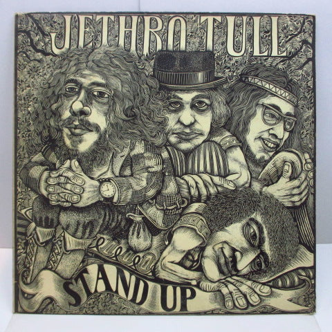 JETHRO TULL - Stand Up (UK Orig.Red Ball Pink Lbl.LP/Pop-Up GS)