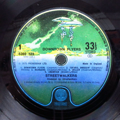 STREETWALKERS (ストリート・ウォーカーズ) - Downtown Flyers (UK オリジナル LP/CGS)