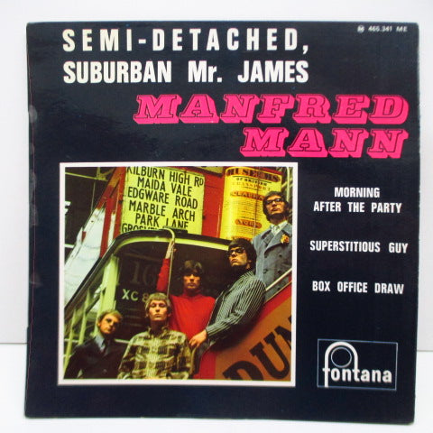 MANFRED MANN - Semi-Detached, Suburban Mr.James +3 (France Orig.EP/CFS)