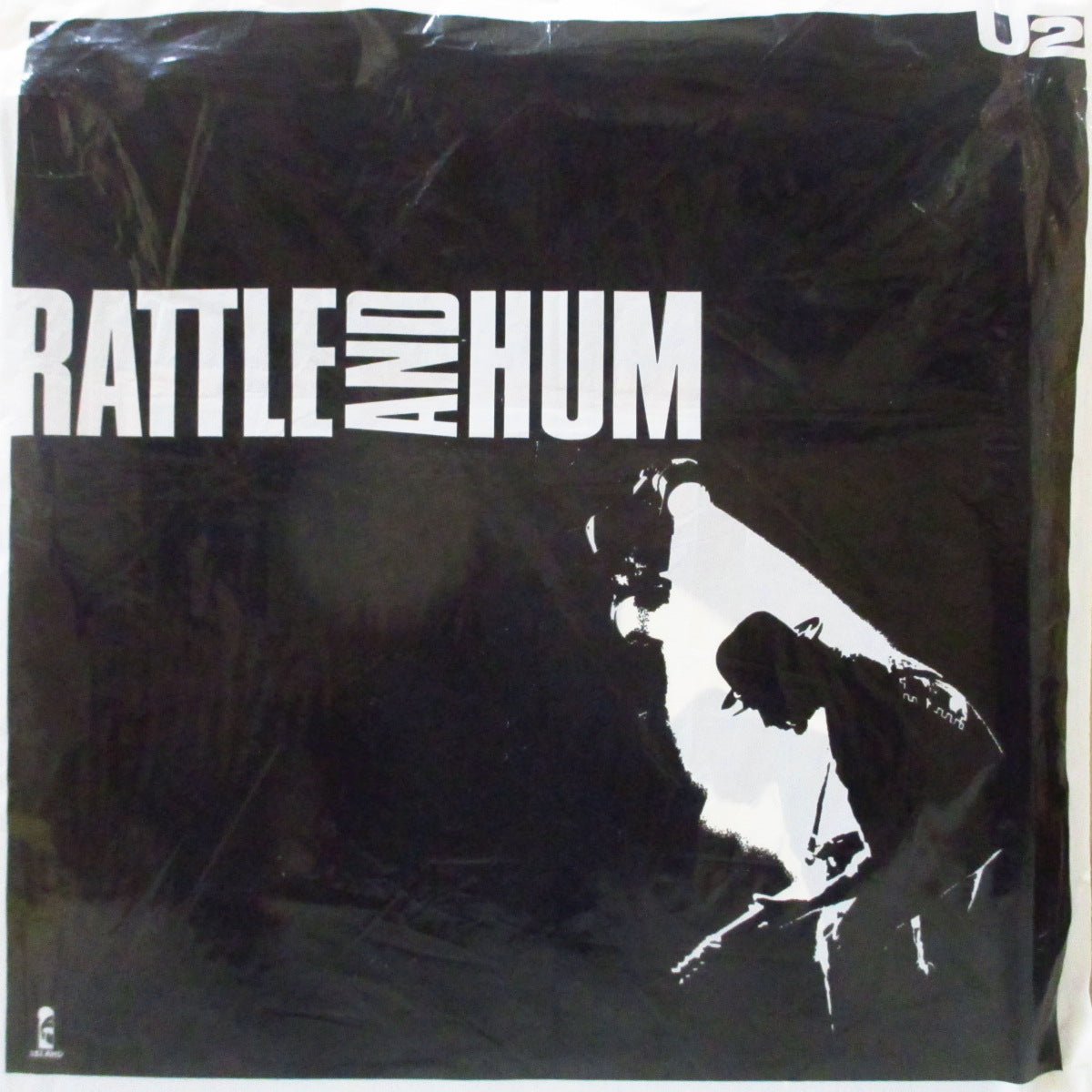 U2 - Rattle And Hum (UK オリジナル 2xLP+特製ビニールバッグ, 光沢固紙インナー/光沢見開きジャケ)