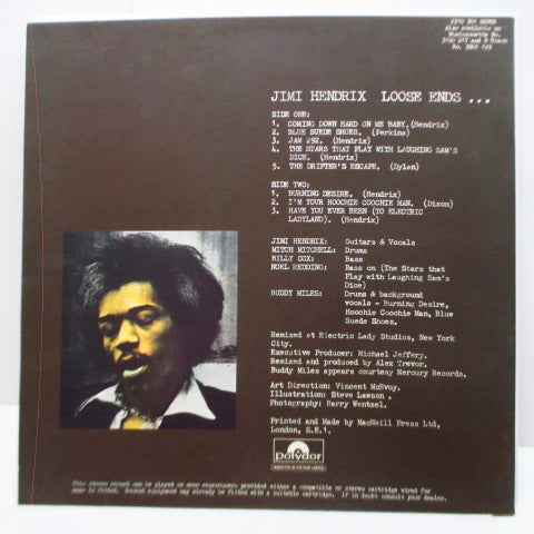 JIMI HENDRIX (ジミ・ヘンドリックス) - Loose Ends (UK Orig.LP)