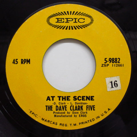 DAVE CLARK FIVE (デイブ・クラーク・ファイブ) - At The Scene / I Miss You (US＋PS!)