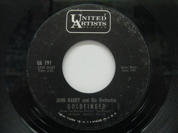 JOHN BARRY AND HIS ORCHESTRA - Goldfinger / Troubadour