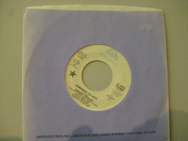 DWIGHT TWILLEY - Somebody To Love (US Promo 7"+CS)