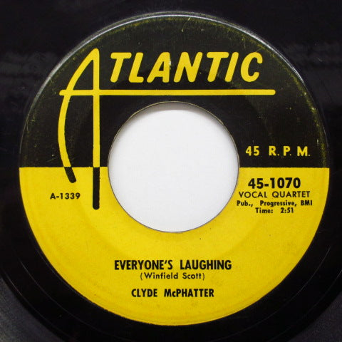 CLYDE McPHATTER (クライド・マクファター)  - Hot Ziggity / Everyone's Laughing