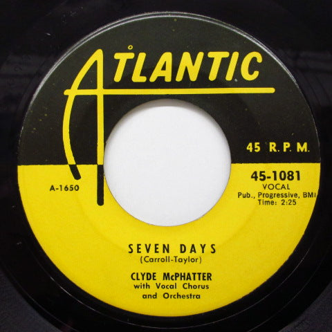 CLYDE McPHATTER - Seven Days / I'm Not Worthy Of You