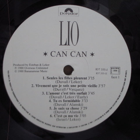 LIO - Can Can (France Orig.LP+Inner)