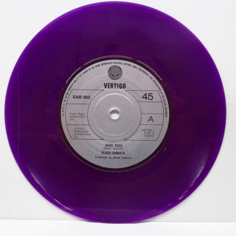 BLACK SABBATH - Hard Road (UK Ltd.Purple 7")