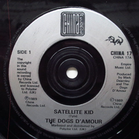 DOGS D'AMOUR, THE - Satellite Kid (UK Orig.7"+PS/Autograph)