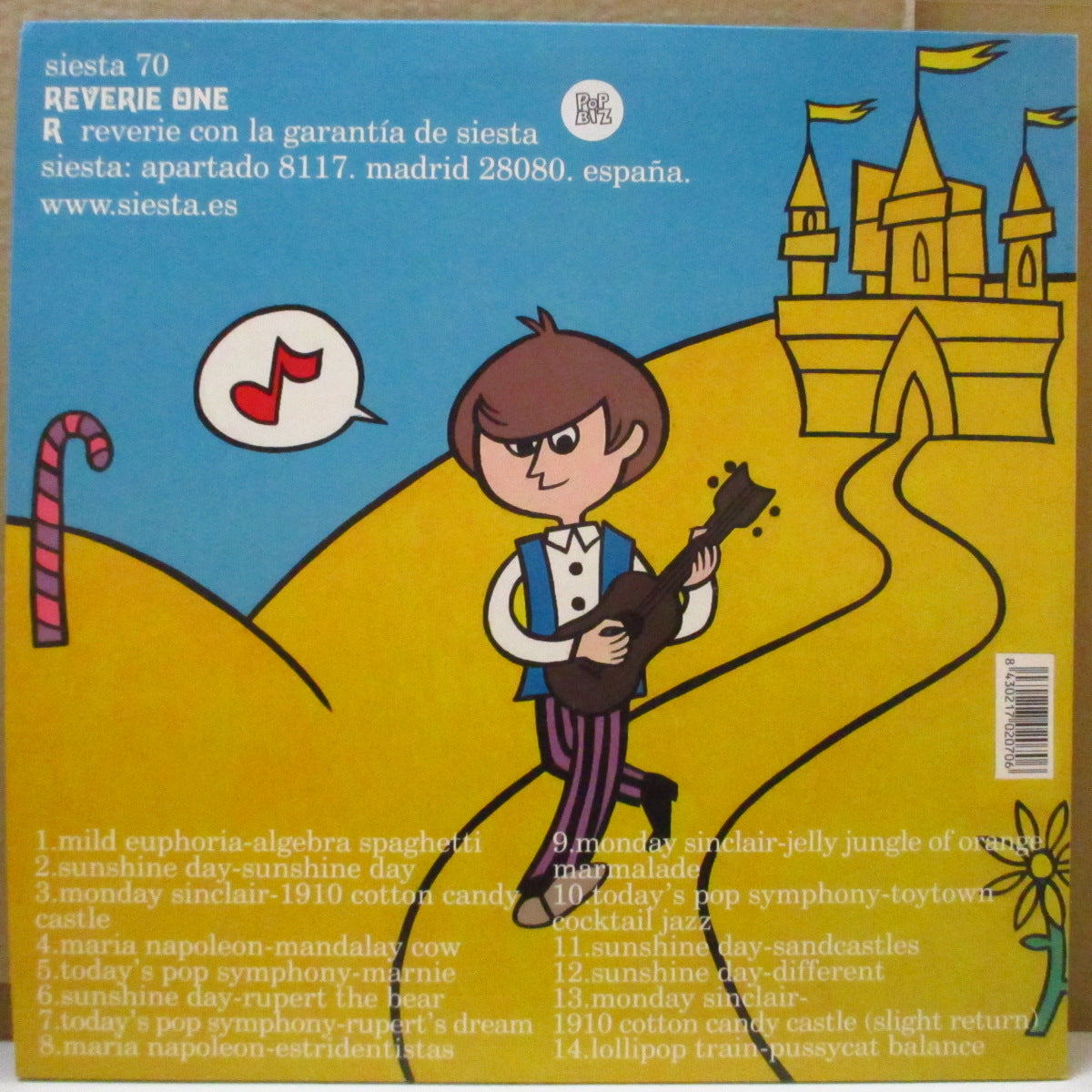 V.A. - Algebra Spaghetti - A Children's fantasypop Album (Spain Orig.Multiolor Vinyl LP)