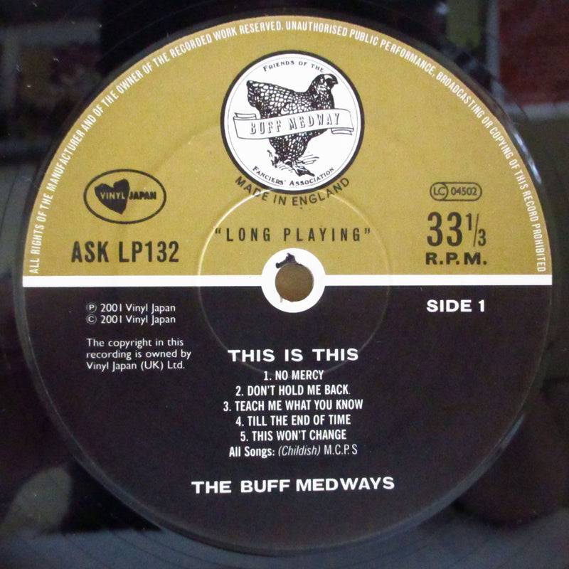 BUFF MEDWAYS, THE (ザ・バフ・メドウェイズ)  - This Is This (UK オリジナル LP)