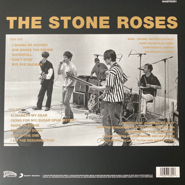 STONE ROSES, THE (ストーン・ローゼズ)  - S.T. (EU 限定復刻再発180グラム重量クリアヴァイナル LP/NEW)