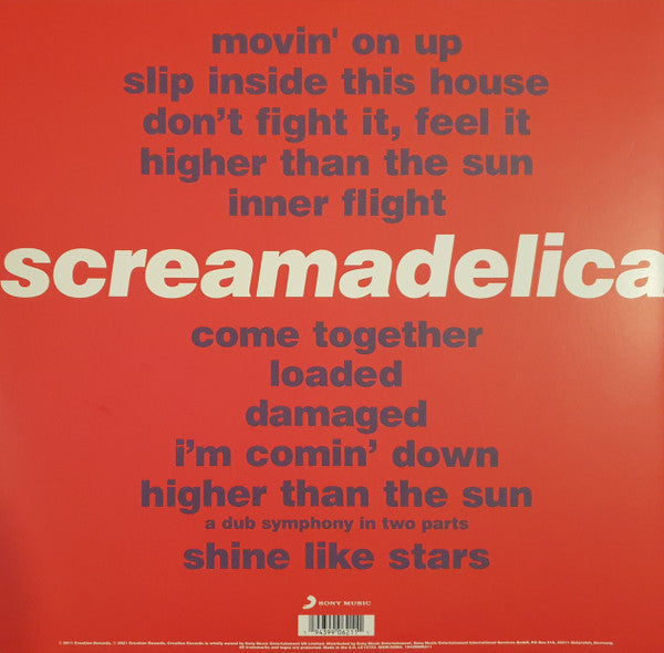 PRIMAL SCREAM (プライマル・スクリーム)  - Screamadelica (EU 限定復刻再発ピクチャー 2xLP/NEW)