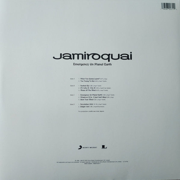 JAMIROQUAI (ジャミロクワイ)  - Emergency On Planet Earth (EU 限定復刻再発 180g クリアヴァイナル 2xLP/NEW)