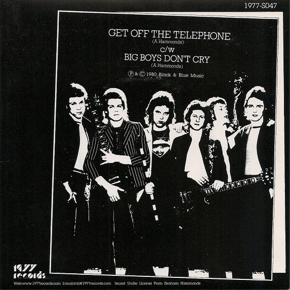 KICKS, THE (ザ ・キックス)  - Get Off The Telephone (Japan 限定正規再発 7"「廃盤 New」)