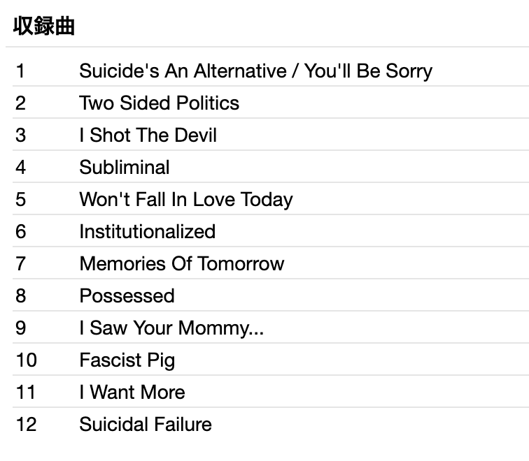 SUICIDAL TENDENCIES (スーサイダル・テンデンシーズ) - S.T. (US 限定プレス再発 CD/ New)